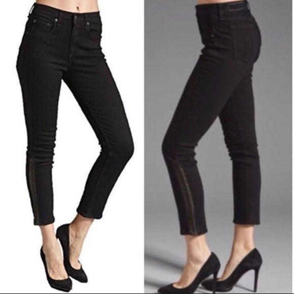 Rag & Bone Justine Skinny Ankle Crop Jeans - Picture 1 of 16
